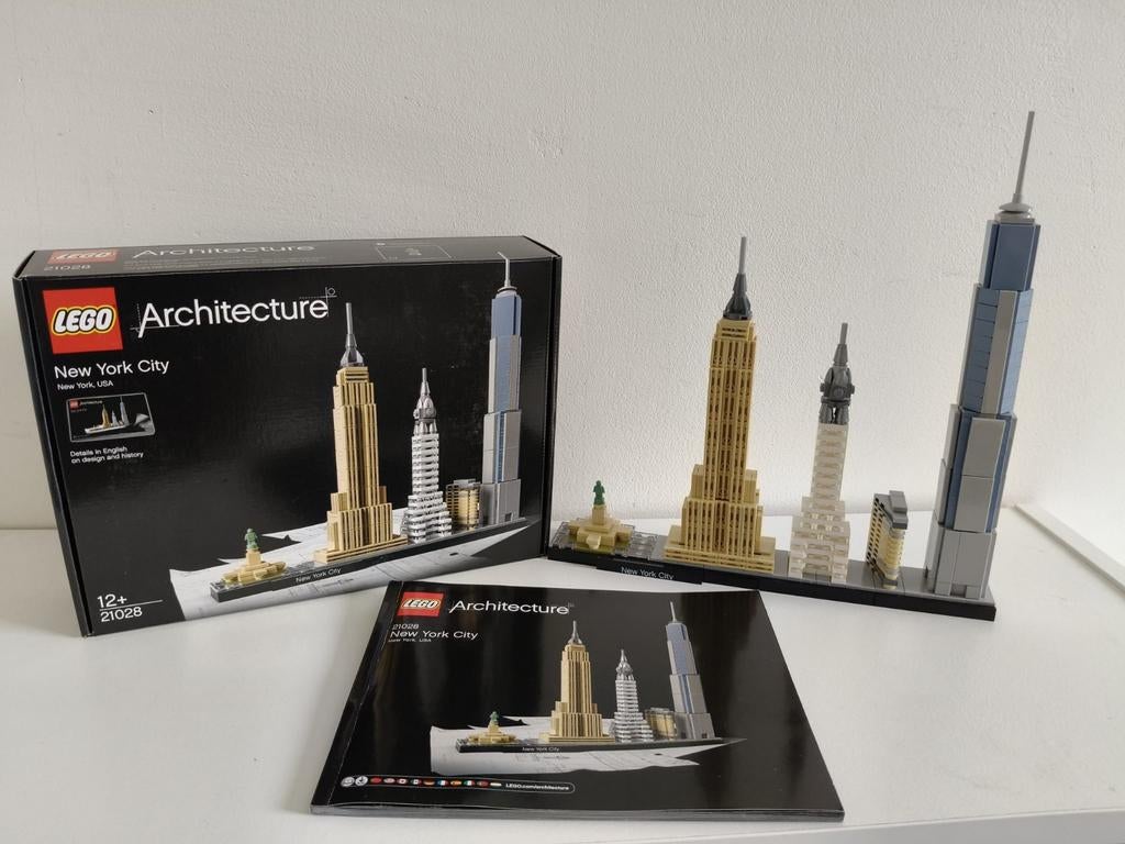 Lego architecture skyline, new york city, 21028, Compleet, Lego, Architecture, Ophalen of Verzenden