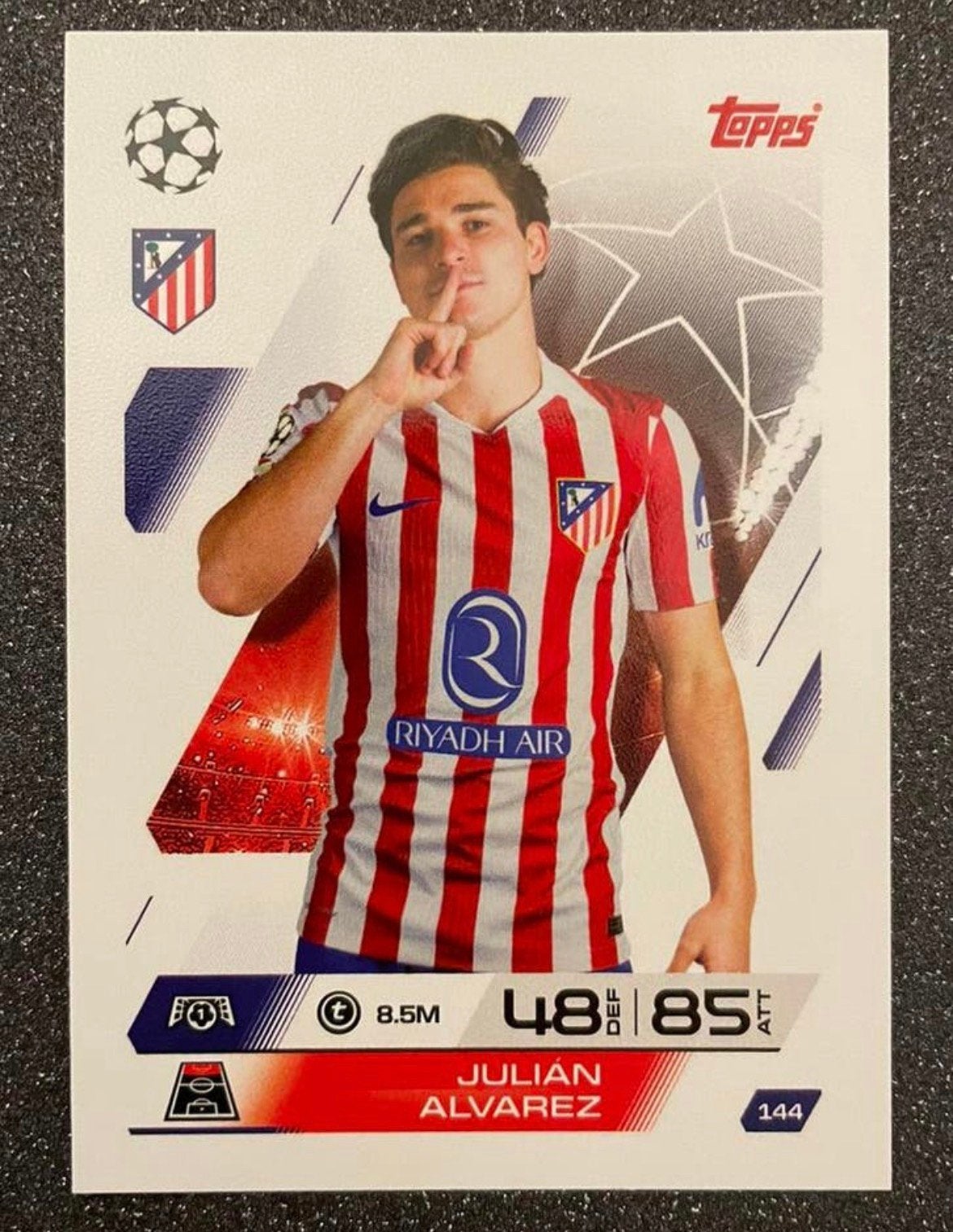Topps MA 25/26    ÁLVAREZ    ATLÉTICO MADRID, Verzenden, Zo goed als nieuw, Plaatje