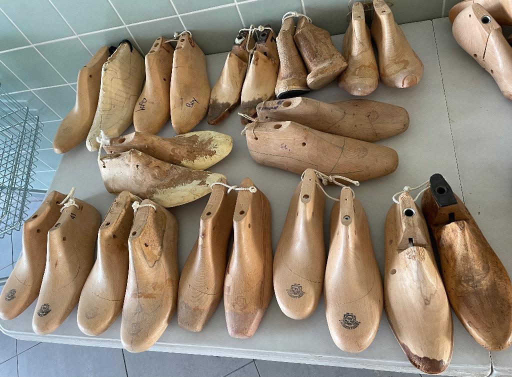 Partij Houten Schoenleesten Schoenmaker Vintage, Ophalen