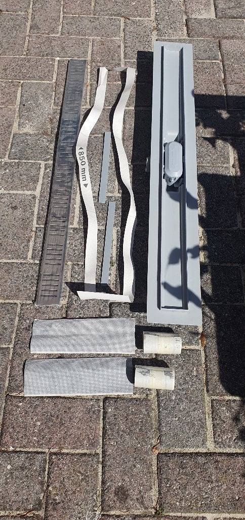 nieuwe douchegoot Elegance, Doe-het-zelf en Verbouw, Sanitair, Ophalen, Nieuw, Rvs, Douche