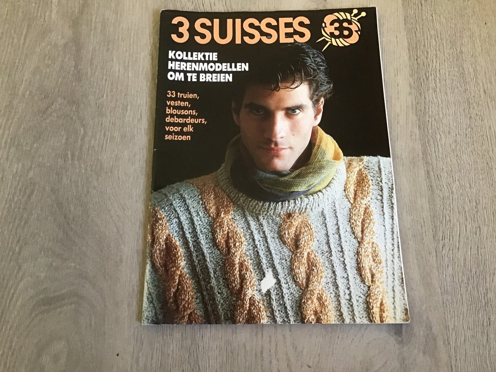 3 Suisses Kollektie Herenmodellen om te Breien - Vesten, Tru, Ophalen of Verzenden, Gebruikt, Breien, Patroon of Boek