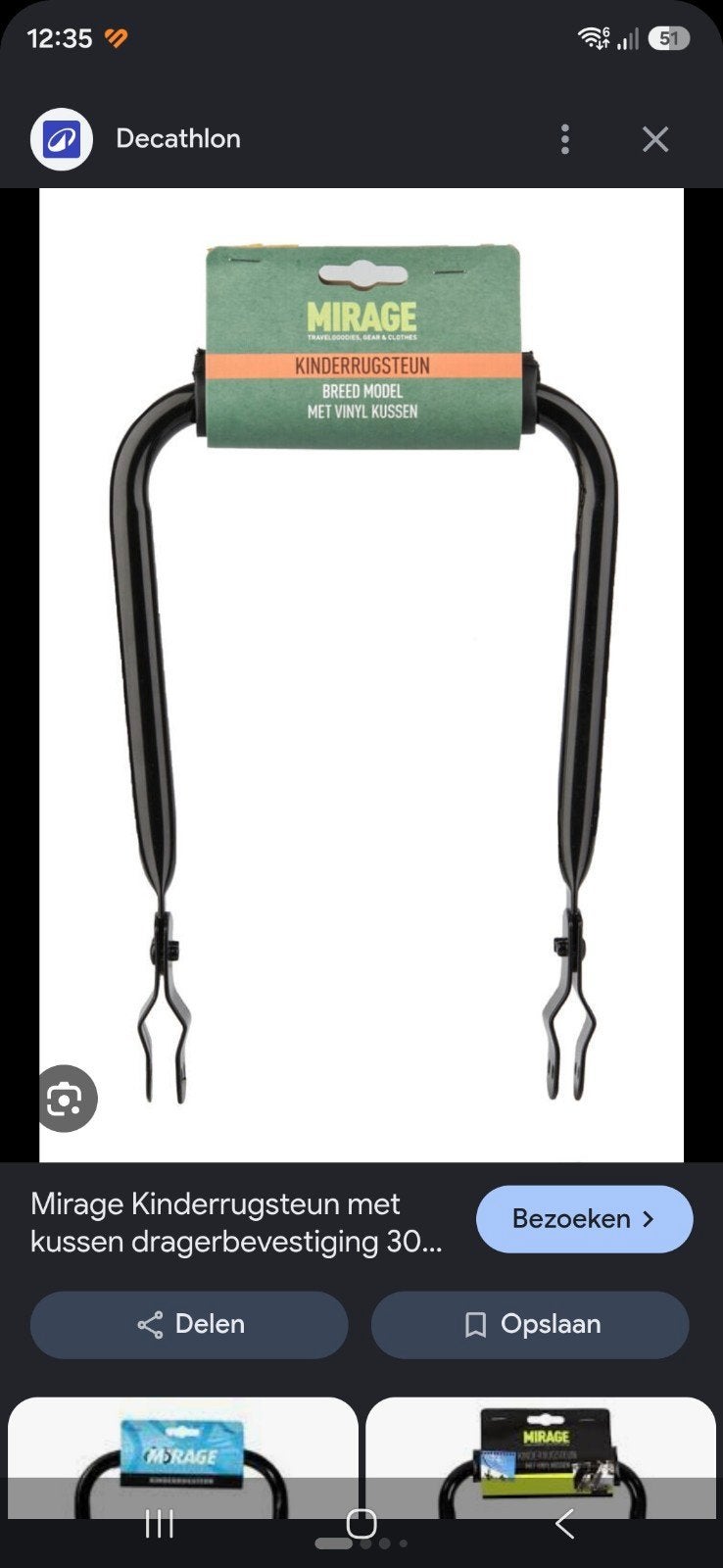 rugsteun fiets bagagedrager, Ophalen, Nieuw