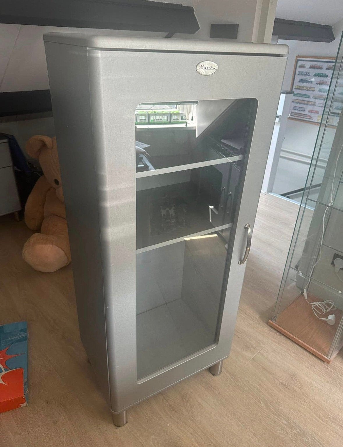 Malibu Vitrinekast, Ophalen, Gebruikt, 50 tot 100 cm, 150 tot 200 cm