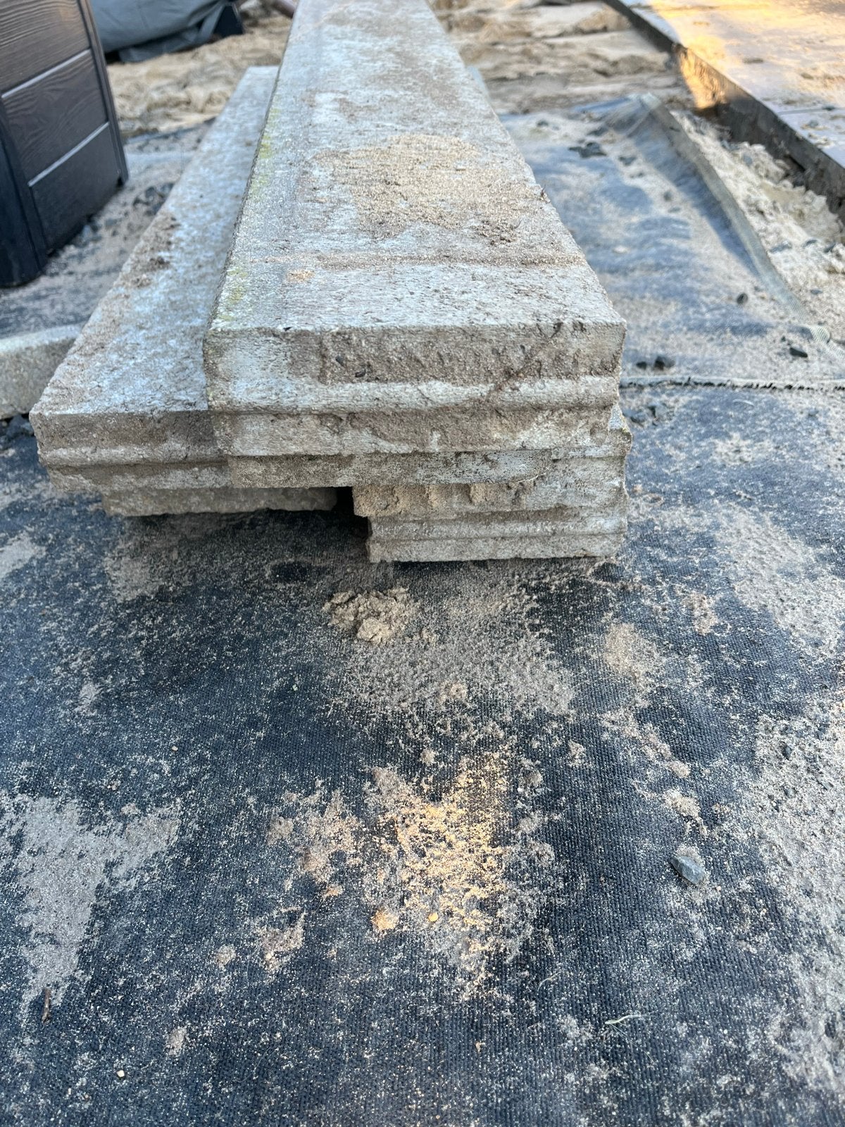 Gratis betonbanden / opsluitbanden 15x5x100cm, Ophalen, Overige materialen, Gebruikt, Overige typen