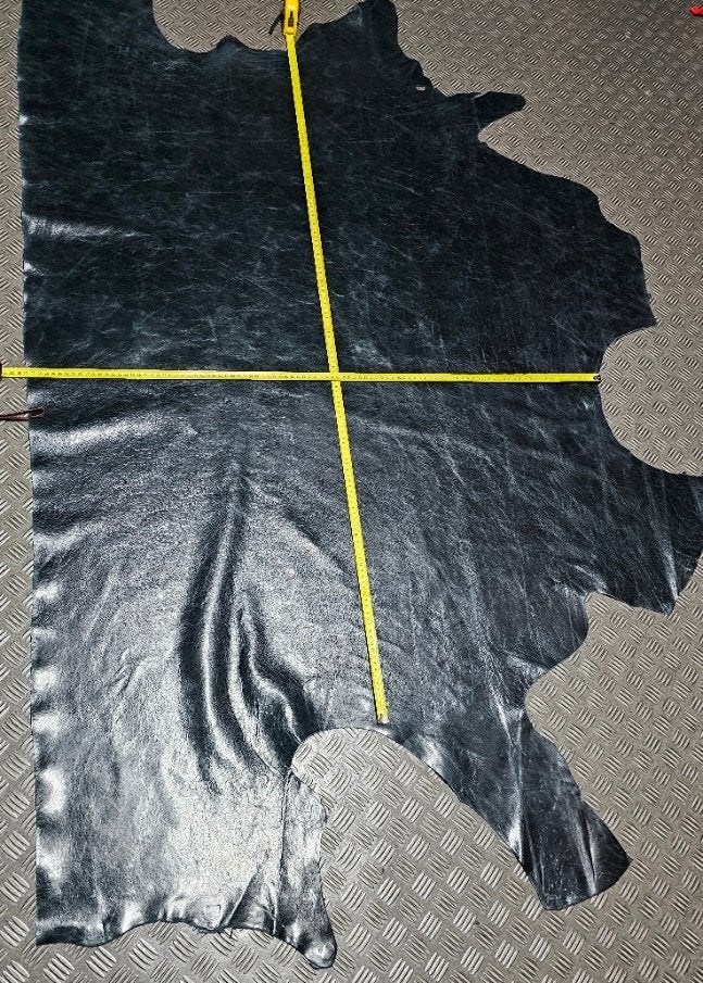 Rundleer Groen(zie omschrijving, Italiaans leer), Hobby en Vrije tijd, Stoffen en Lappen, Overige kleuren, Leer of Kunstleer, Nieuw