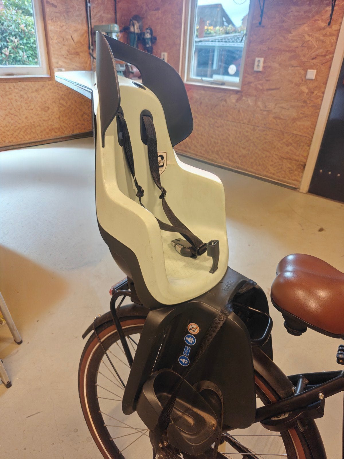 Bobike Exclusive Tour Plus Achterzitje - Zo goed als nieuw, Ophalen, Achterzitje, Voetsteuntjes, 9 t/m 18 kg