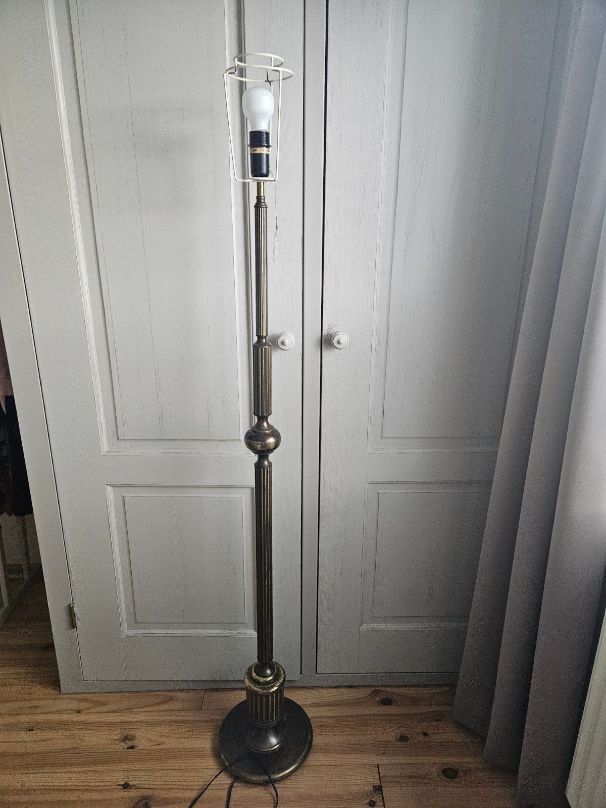 Herda A. 12470 Vloerlamp - Klassiek Messing Design, Ophalen, Gebruikt, E27 (groot), Klassiek, Vintage