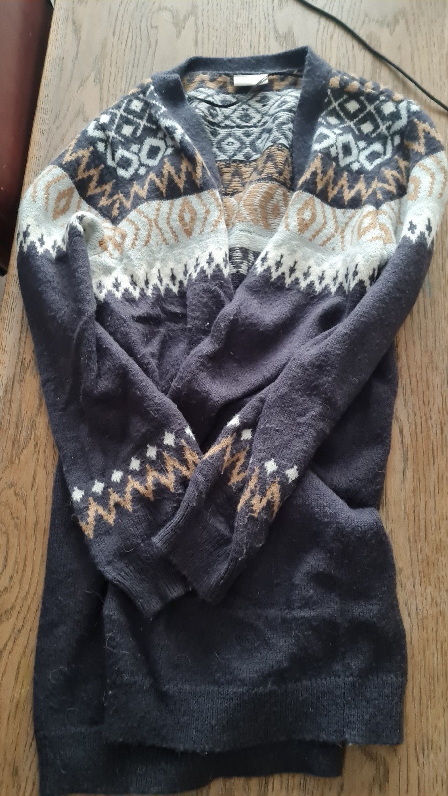 VILA Gebreid Vest met Noors Patroon - Maat L, VILA, Meerkleurig, Maat 42/44 (L), Ophalen of Verzenden