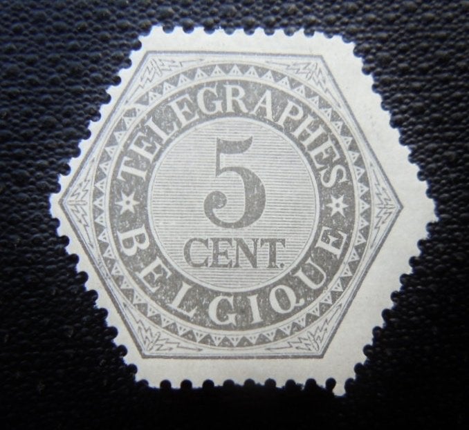 Belgie TG 8 Telegraafzegel ongebruikt 1879, Postzegels en Munten, Ophalen of Verzenden, Postfris