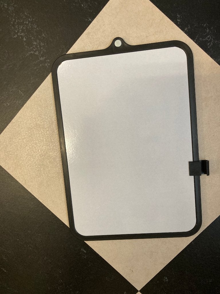 Mini Whiteboard (18 / 26 cm), Ophalen of Verzenden, Gebruikt, Magneetbord