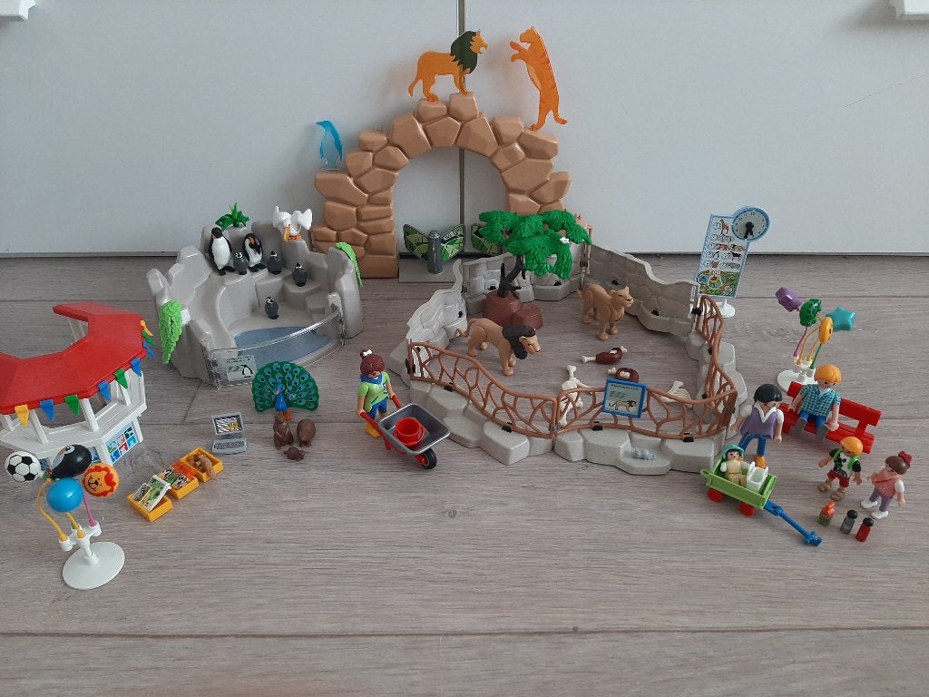Playmobil dierentuin, Ophalen, Gebruikt