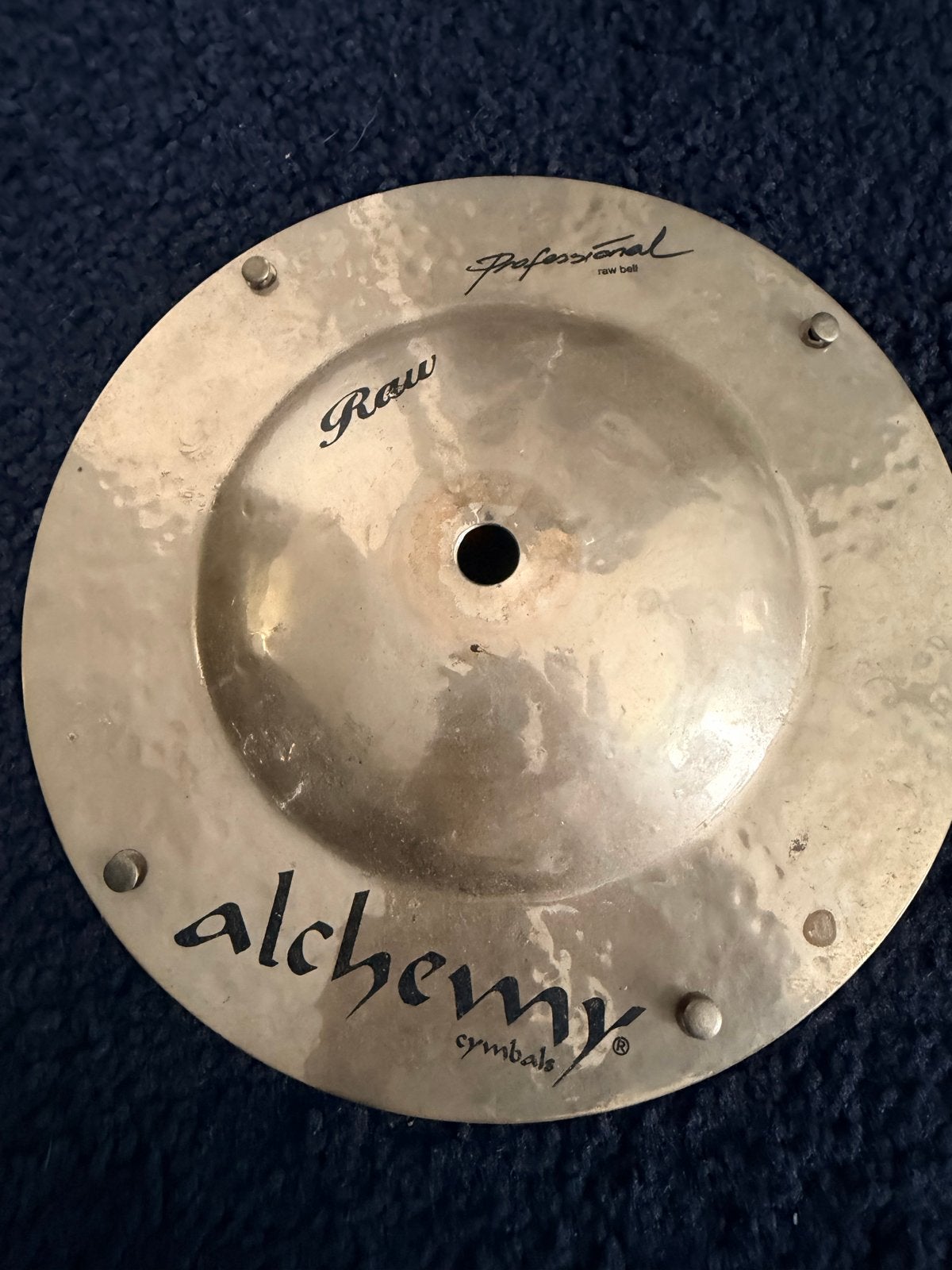 Alchemy Professional Raw Bell Cymbal 9"/22cm - Zo goed als n, Ophalen, Zo goed als nieuw