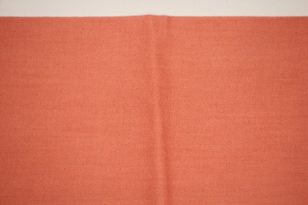 Lap 100% katoen stof - uni oud oranje gekleurd #4285, Nieuw, Oranje, Ophalen of Verzenden, 30 tot 120 cm