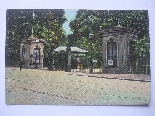 P297 Amsterdam - ingang Artis - 1911, Verzenden, Voor 1920, Gelopen, Noord-Holland
