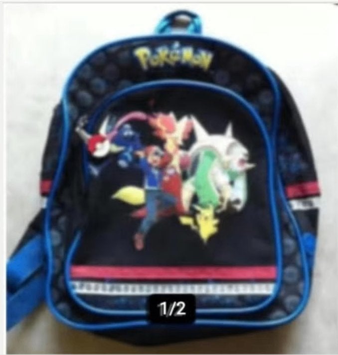 Jongens rugzak Pokemon H 30 Br 25 cm, Overige merken, 25 tot 40 cm, Ophalen of Verzenden, Zo goed als nieuw