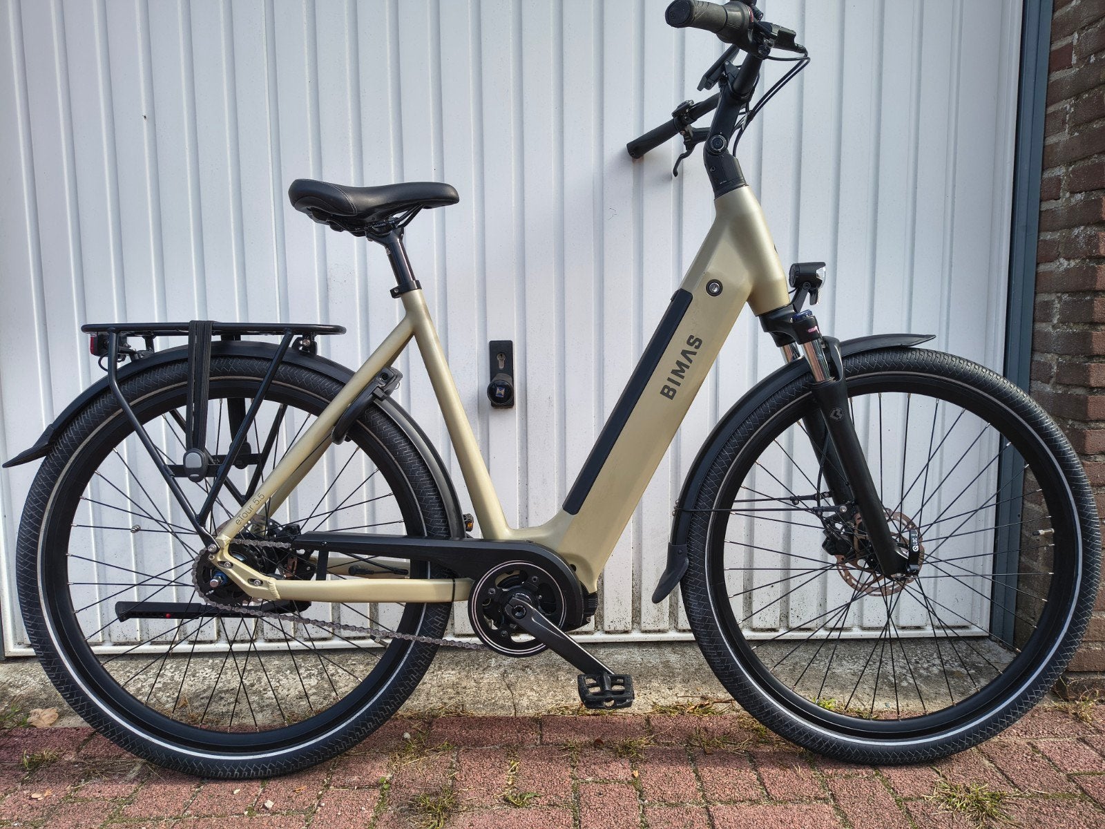Prachtige Bimas Etour E-tour 5.5 Lady SC 57cm  Nwst 1375km, Fietsen en Brommers, Zo goed als nieuw, 50 km per accu of meer, 55 tot 59 cm