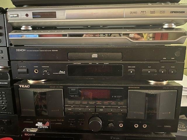 Teac dubbel cassettedeck W850R, Ophalen of Verzenden, Dubbel, Overige merken, Tiptoetsen