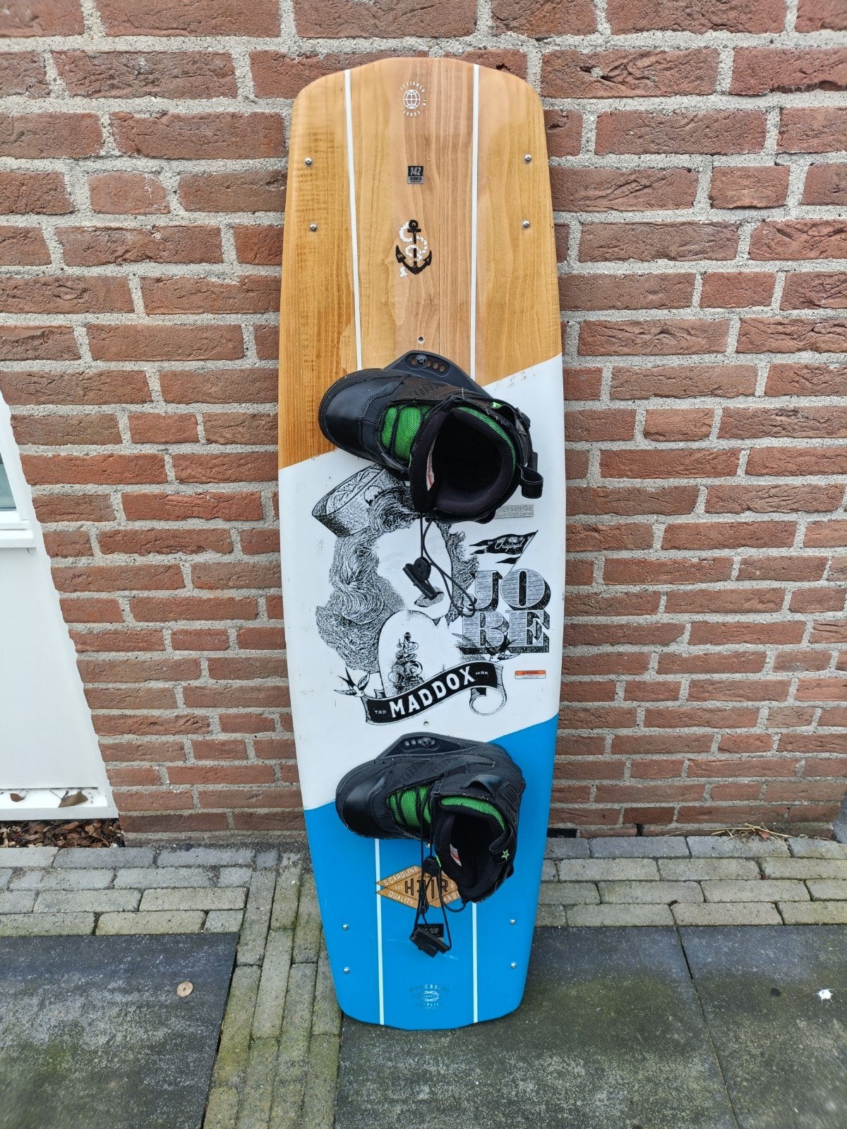 Jobe Maddox Wakeboard met Nitro Wakeboard Bindingen, Ophalen, Gebruikt, Board en Schoenen