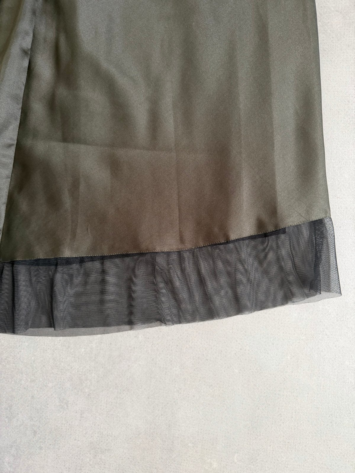 Cora Kemperman rok met tule detail, Bruin, Ophalen of Verzenden, Zo goed als nieuw, Maat 36 (S)