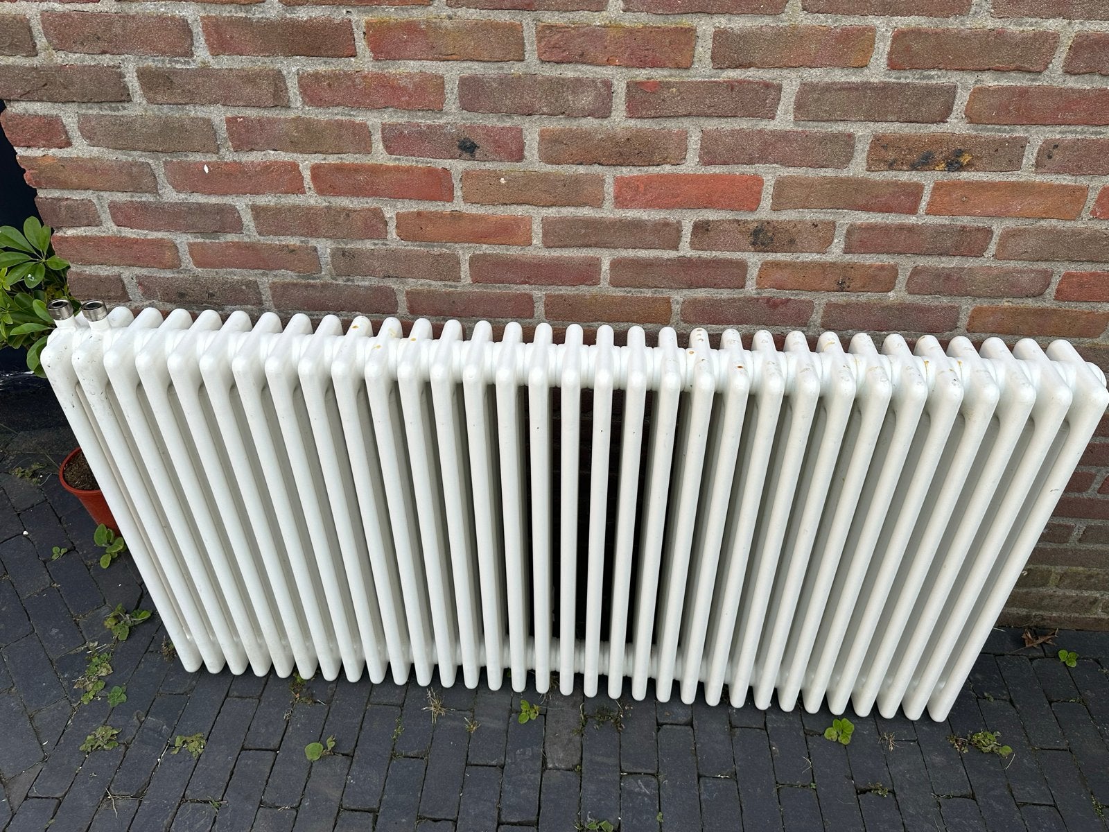 Grote retro design kolom radiator, Ophalen, 30 tot 80 cm, Gebruikt, Radiator