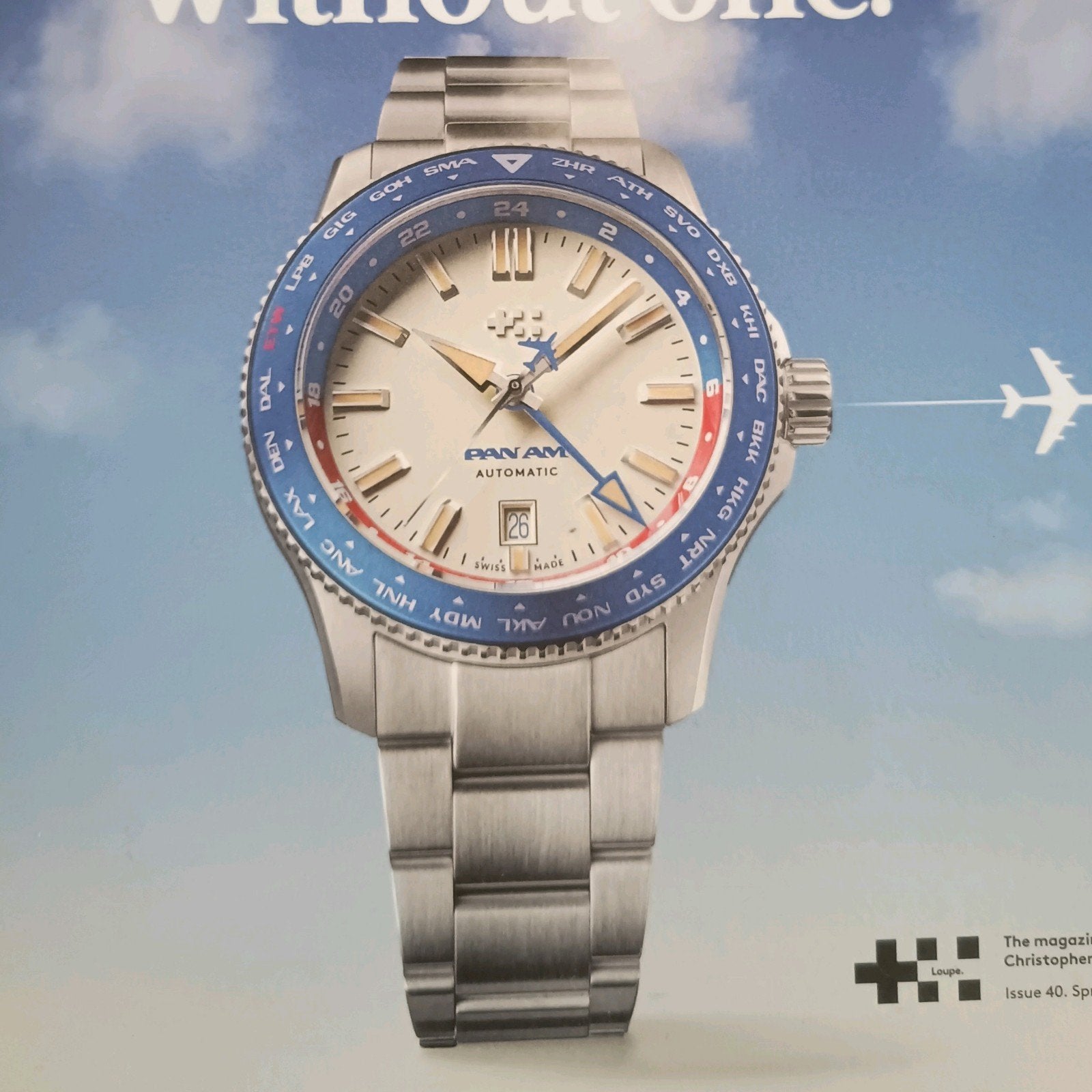 Gevraagd: Christopher Ward C60 GMT Pan Am Clipper, Ophalen of Verzenden, Overige merken