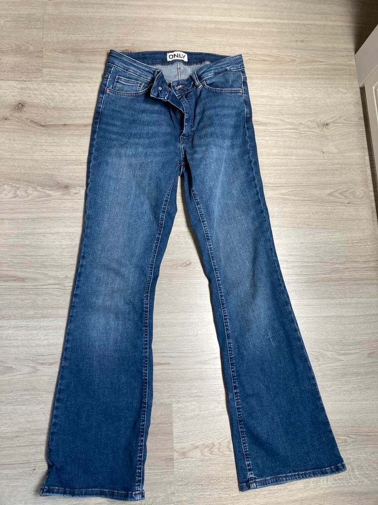 Only jeans flared L/30 zgan, Ophalen of Verzenden, Zo goed als nieuw, Blauw, W30 - W32 (confectie 38/40)