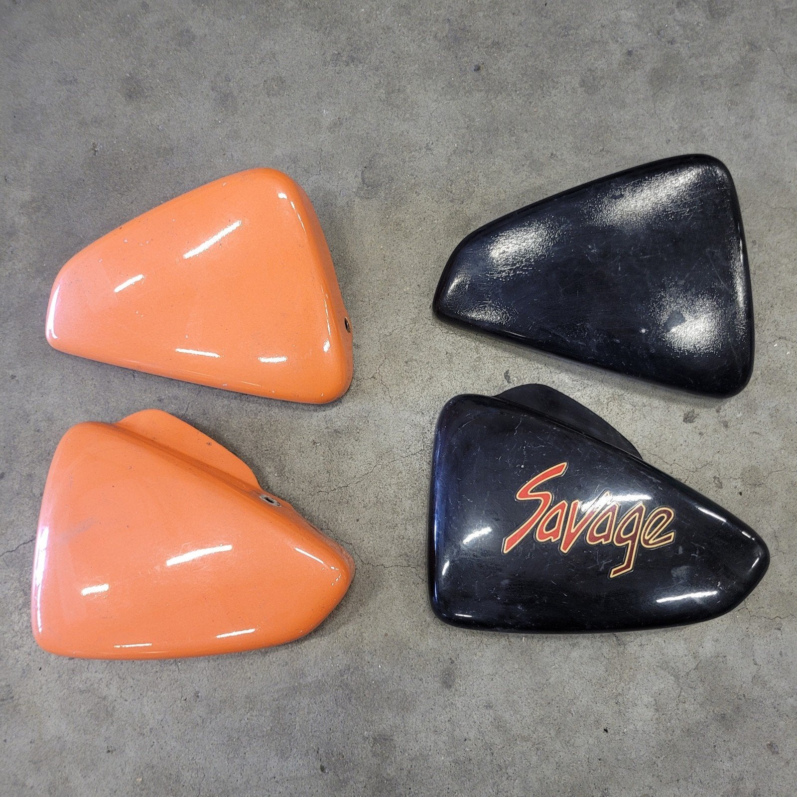 Zijkappen luchtfilterbehuizing Suzuki LS 650 Savage, Ophalen of Verzenden