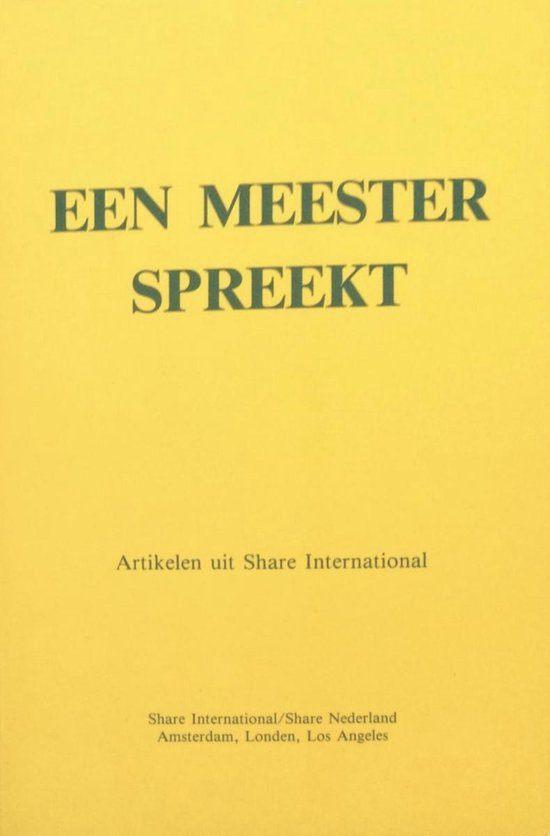 Een meester spreekt, Spiritualiteit algemeen, Overige typen, Ophalen of Verzenden, Zo goed als nieuw