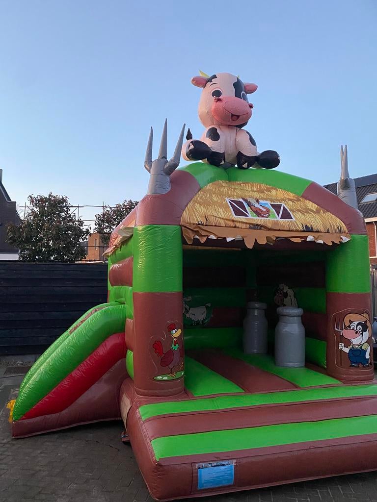 Springkussen boederij te huur / springkussen huren, Ophalen of Verzenden, Zo goed als nieuw, Overige