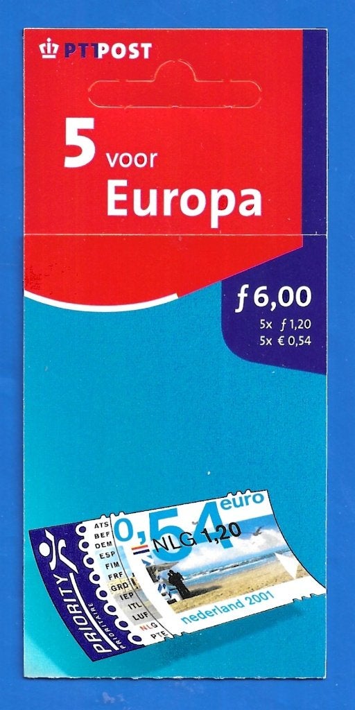 PB 69 5 voor Europa 2001 - gestempeld, Postzegels en Munten, Verzenden, Na 1940, Gestempeld