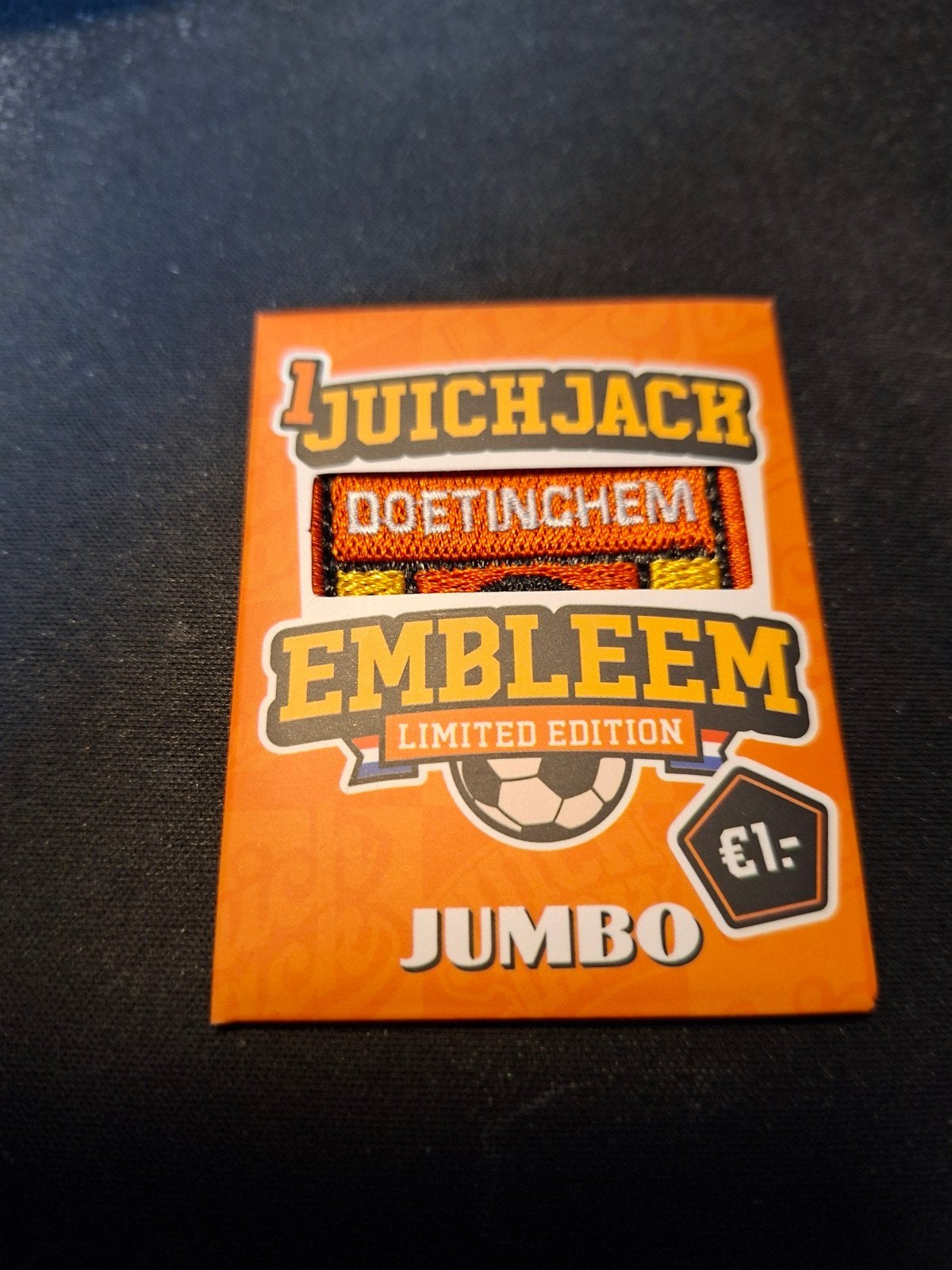 Juichjack embleem doetinchem, Verzamelen, Jumbo, Ophalen of Verzenden