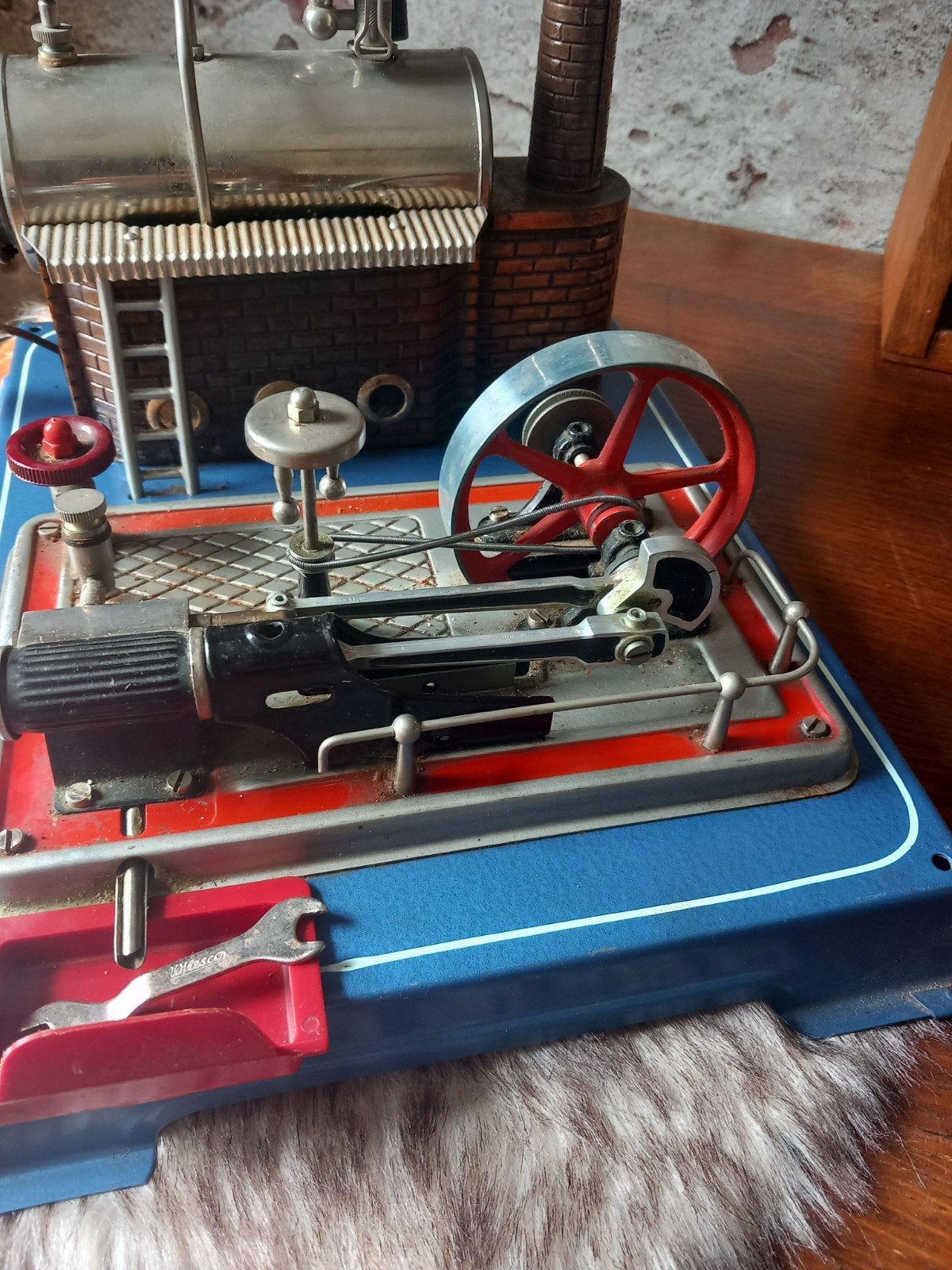 Antieke Wilesco stoommachine speelgoed, Antiek en Kunst, Ophalen of Verzenden