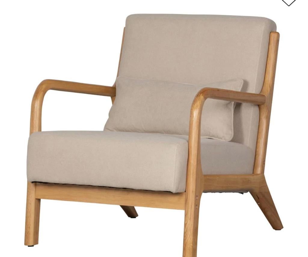 Nieuwe Woood fauteuils 3x, Huis en Inrichting, Fauteuils, Nieuw, 75 tot 100 cm, Ophalen of Verzenden, Stof