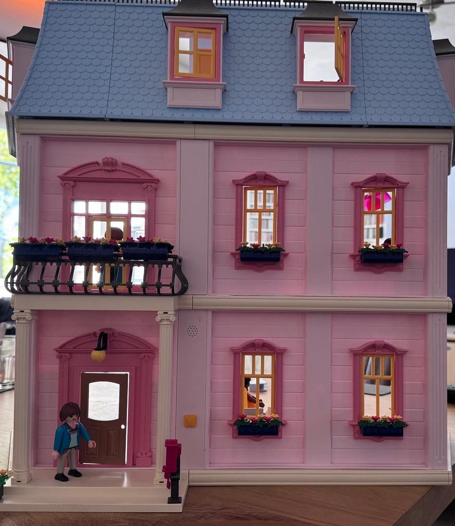Playmobil Groot Poppenhuis met Meubels en Figuren, Ophalen, Gebruikt, Complete set