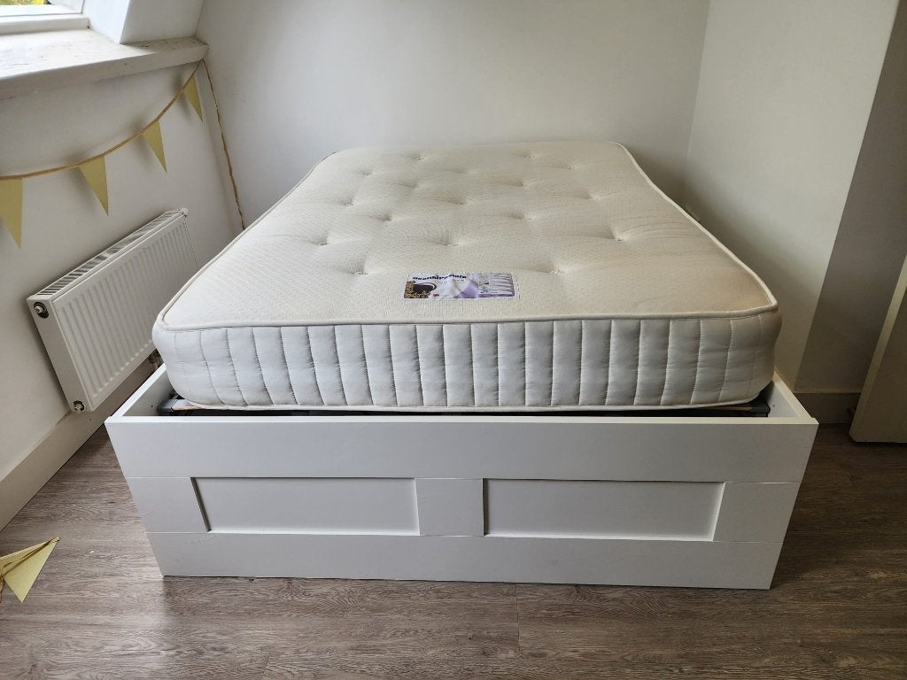 Healthiposture Crown Jewel UK Double Pocket Sprung Mattress, Ophalen, Tweepersoons, 190 cm of minder, Zo goed als nieuw