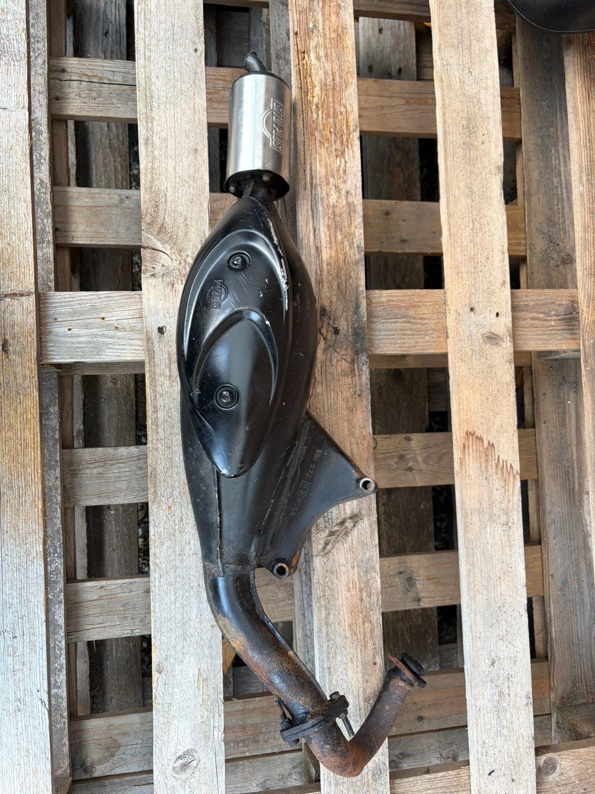 gilera / piaggio 50cc sito plus uitlaat, Ophalen