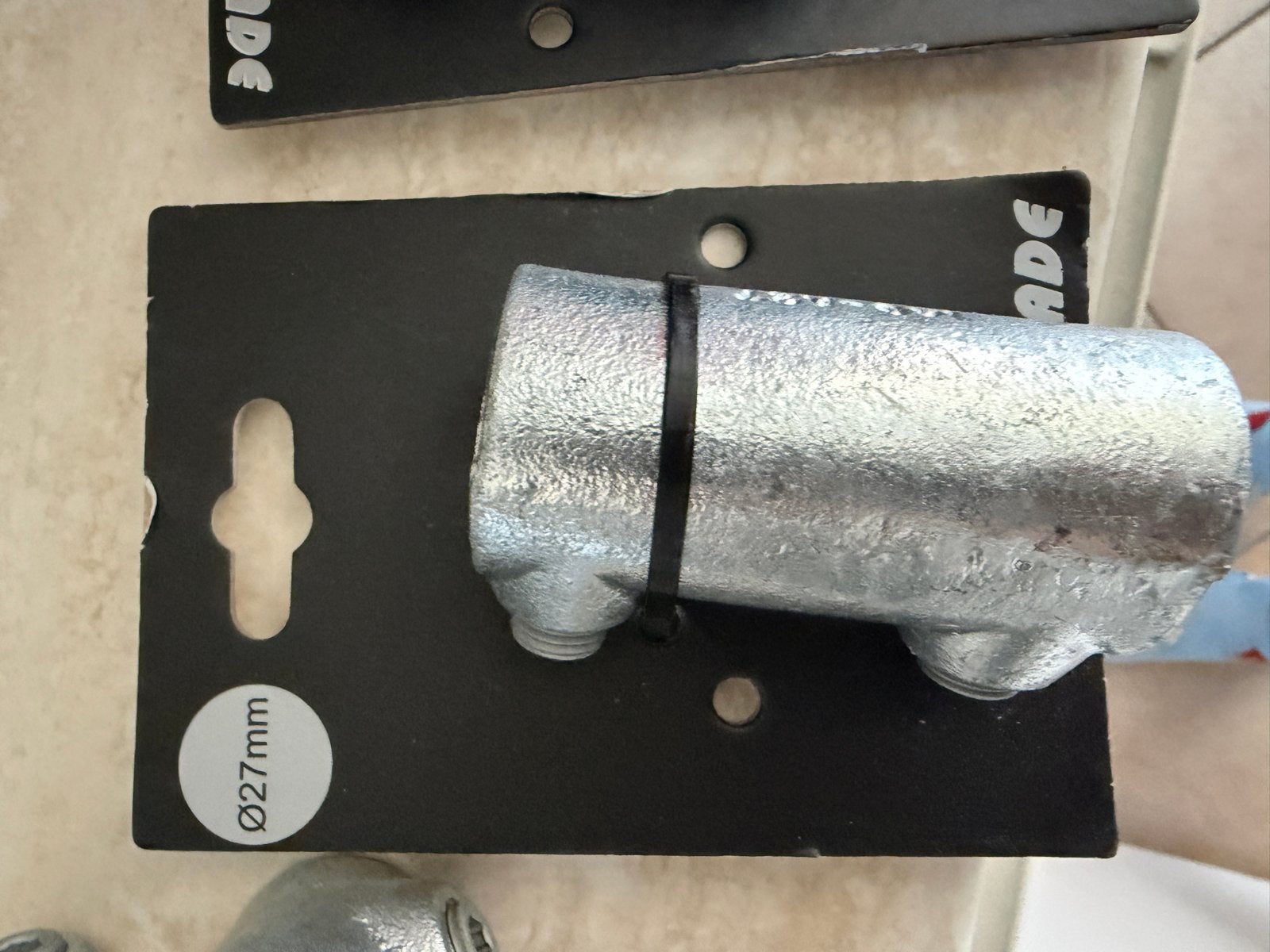 Nieuwe gegalvaniseerde ronde koppelmoffen 27mm (8 stuks), Ophalen of Verzenden, Nieuw, Minder dan 50 mm, Overige typen