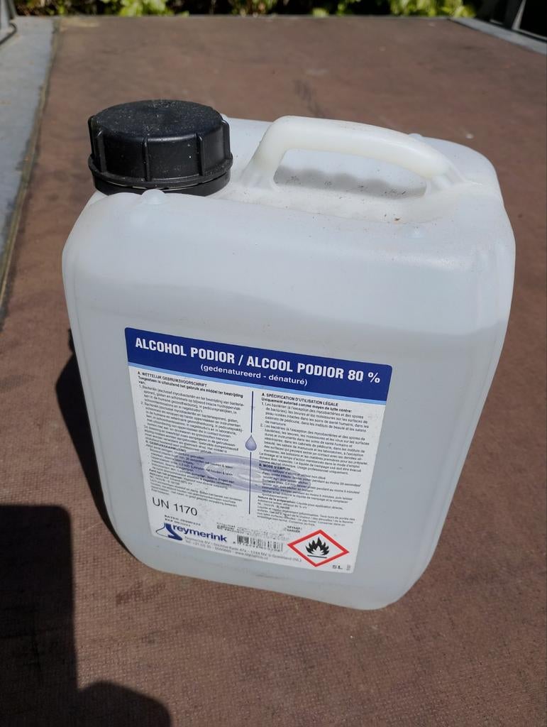 Reymerink alcohol podior 80 - 4 x 5 liter, Ophalen of Verzenden, Nieuw