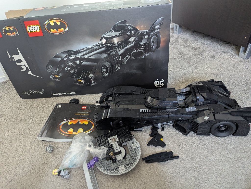 LEGO 1989 Batmobile (76139) -Compleet & Gebouwd (nieuwstaat), Ophalen of Verzenden, Zo goed als nieuw, Complete set, Lego
