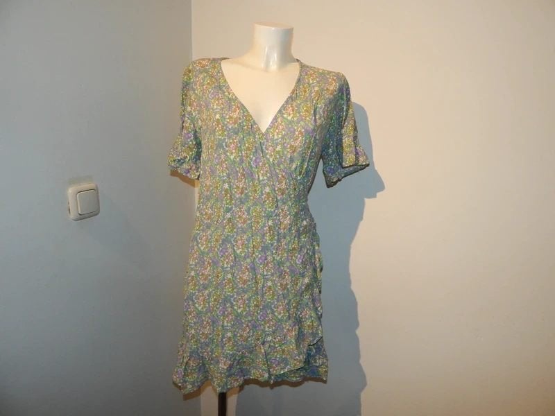 Fabienne Chapot wrap dress bloemen print pastel 40
