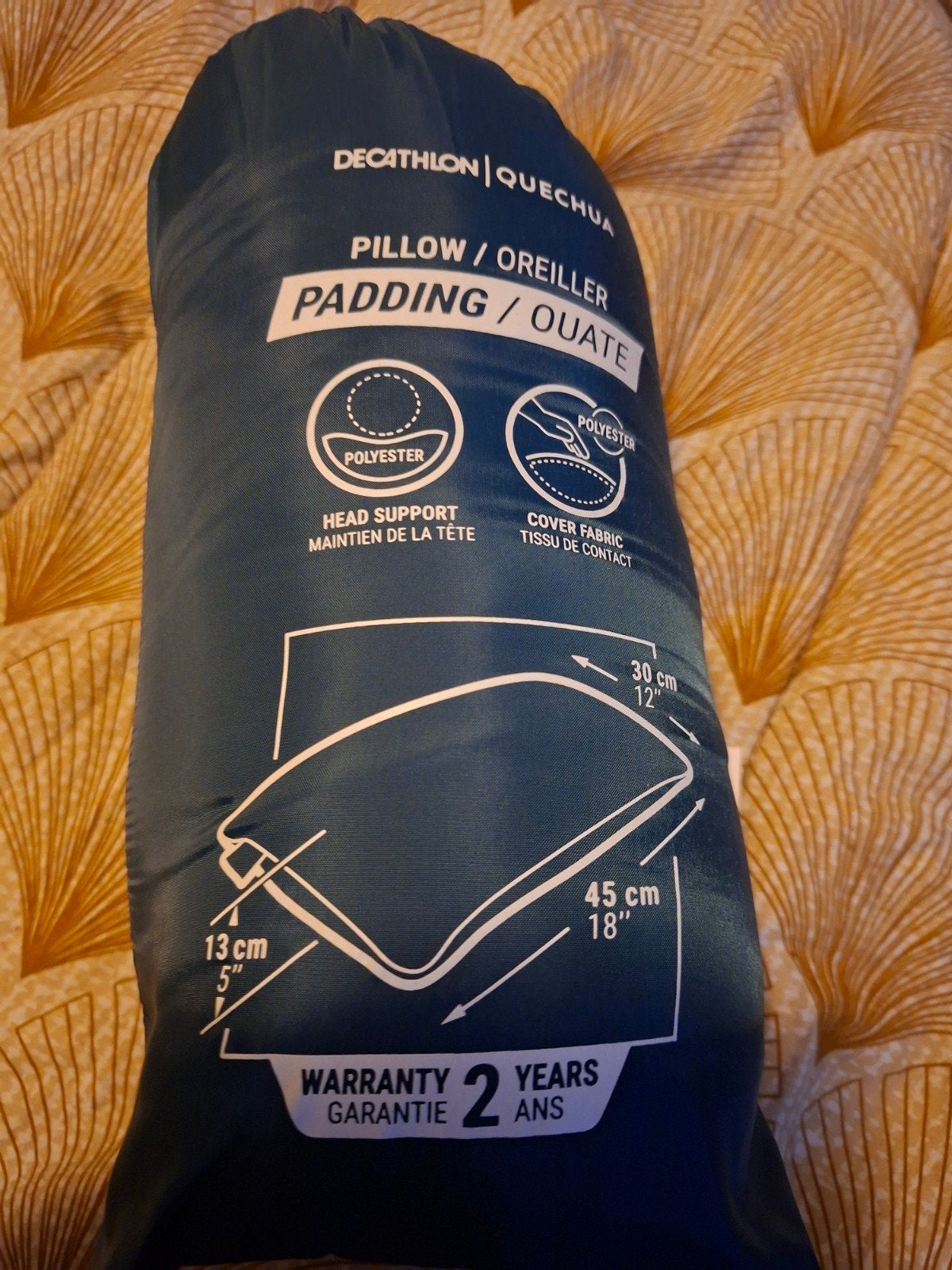 Decathlon Quechua opblaasbaar kussen voor kamperen, Ophalen, Nieuw