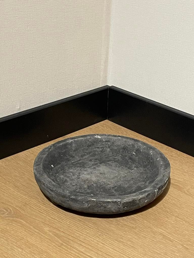 Decoratief stenen bordje/schaaltje - Nieuw, Gebruikt, Schaal, Rond, Ophalen of Verzenden
