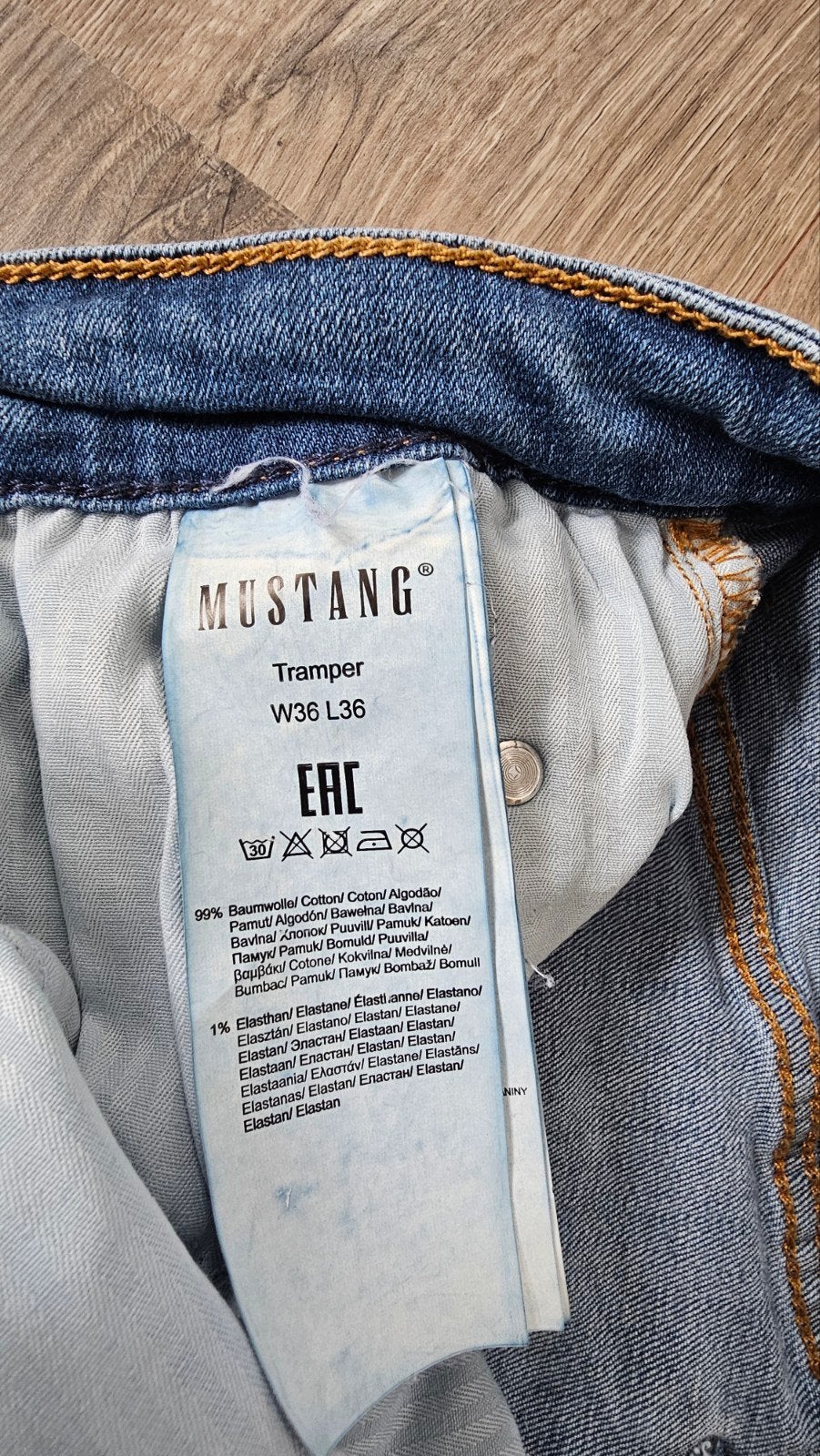 Foto 4 van Mustang Tramper Jeans W36 L36 - Zo goed als nieuw