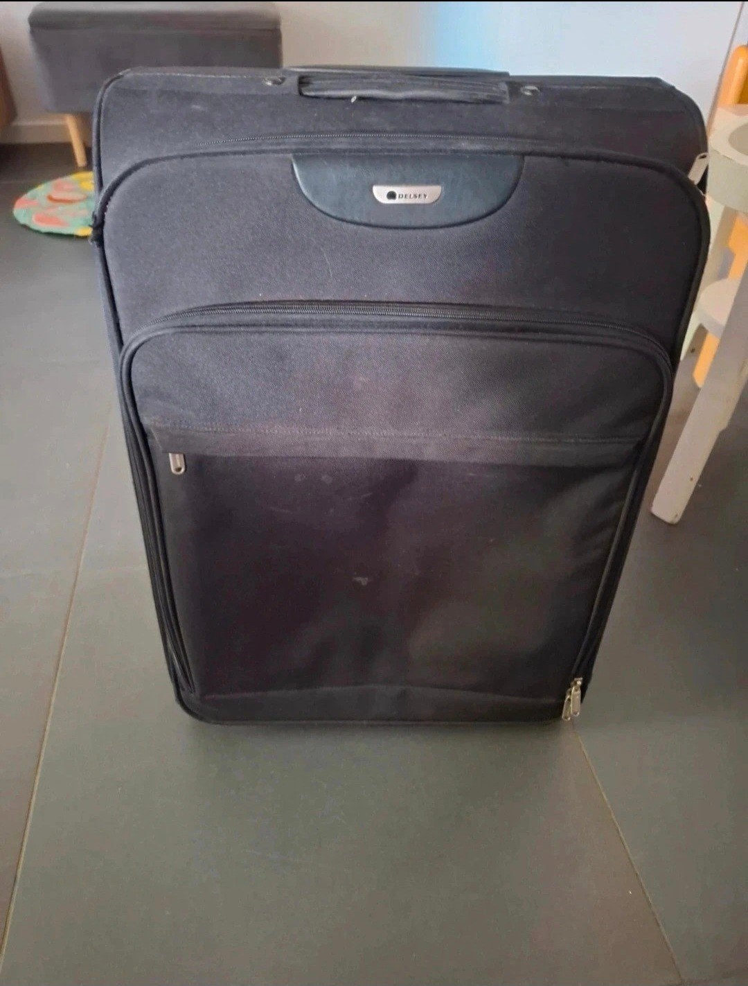 Delsey koffer, 60 tot 70 cm, Uitschuifbare handgreep, Gebruikt, 45 tot 55 cm