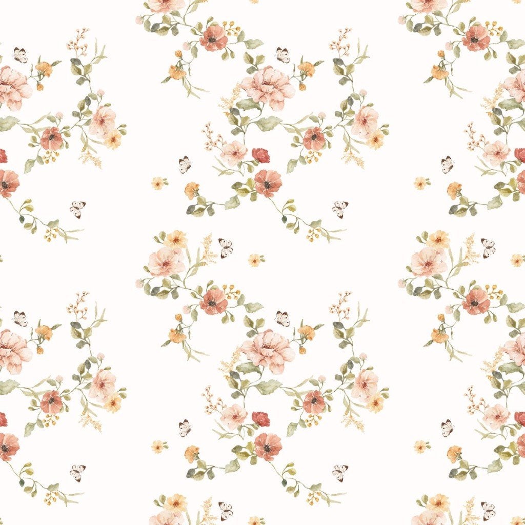 Kinderbehang Vliesbehang Behang Bloem Vintage Dekornik, Polskiego Czerwonego Krzyża 21/22, 41-260 Sławków, Nieuw, DEKORNIK LIMITED LIABILITY COMPANY