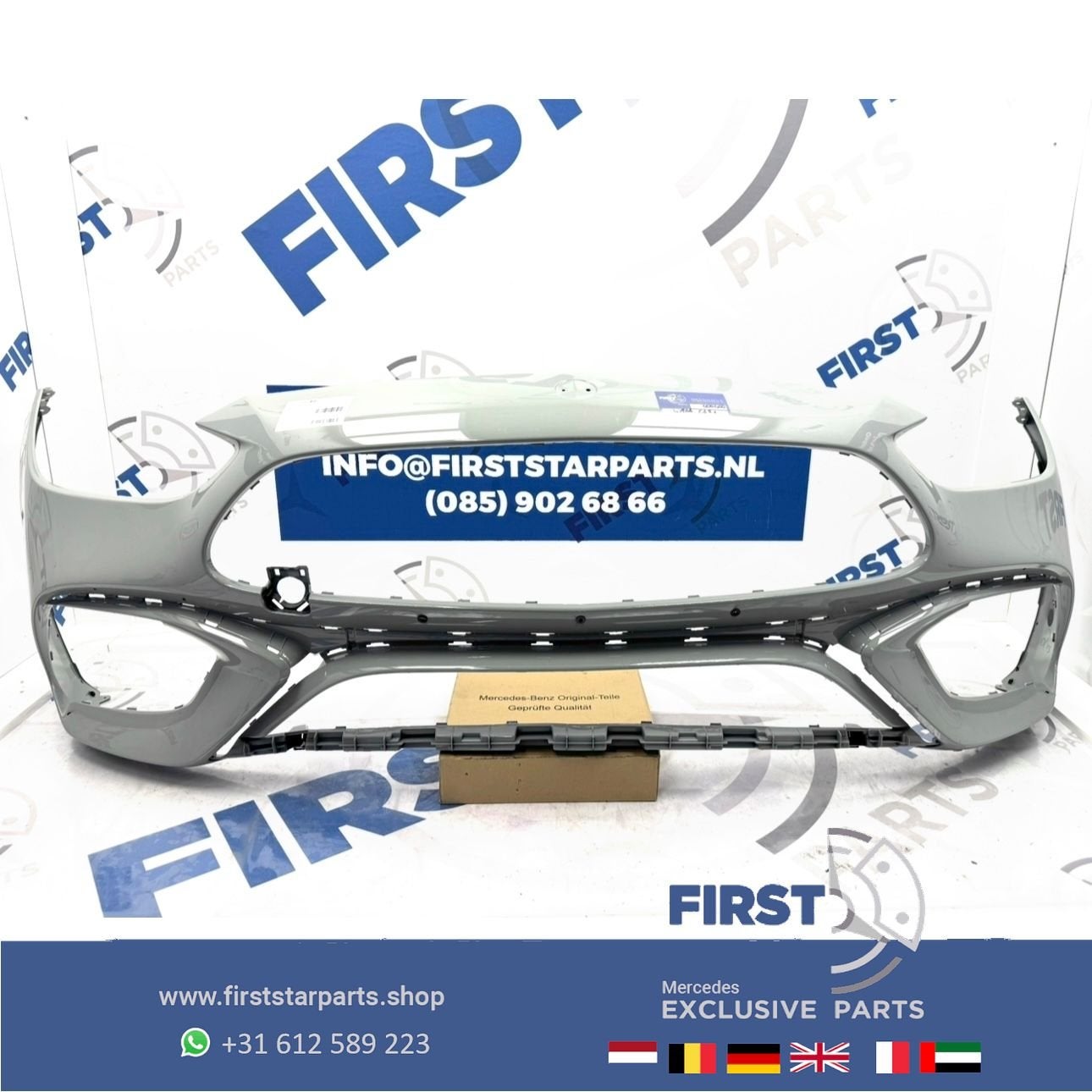 W206 C63 AMG BUMPER C KLASSE C63s AERO VOORBUMPER KAAL A2068, Auto-onderdelen, Gebruikt, -, Voor, Ophalen of Verzenden