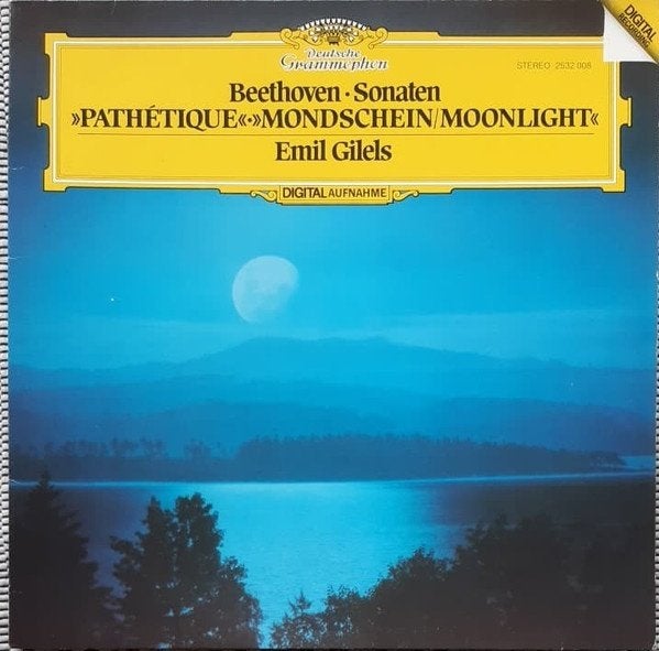 Beethoven – Emil Gilels – Sonaten - DGG LP, LP, Kamermuziek, Ophalen of Verzenden, Zo goed als nieuw