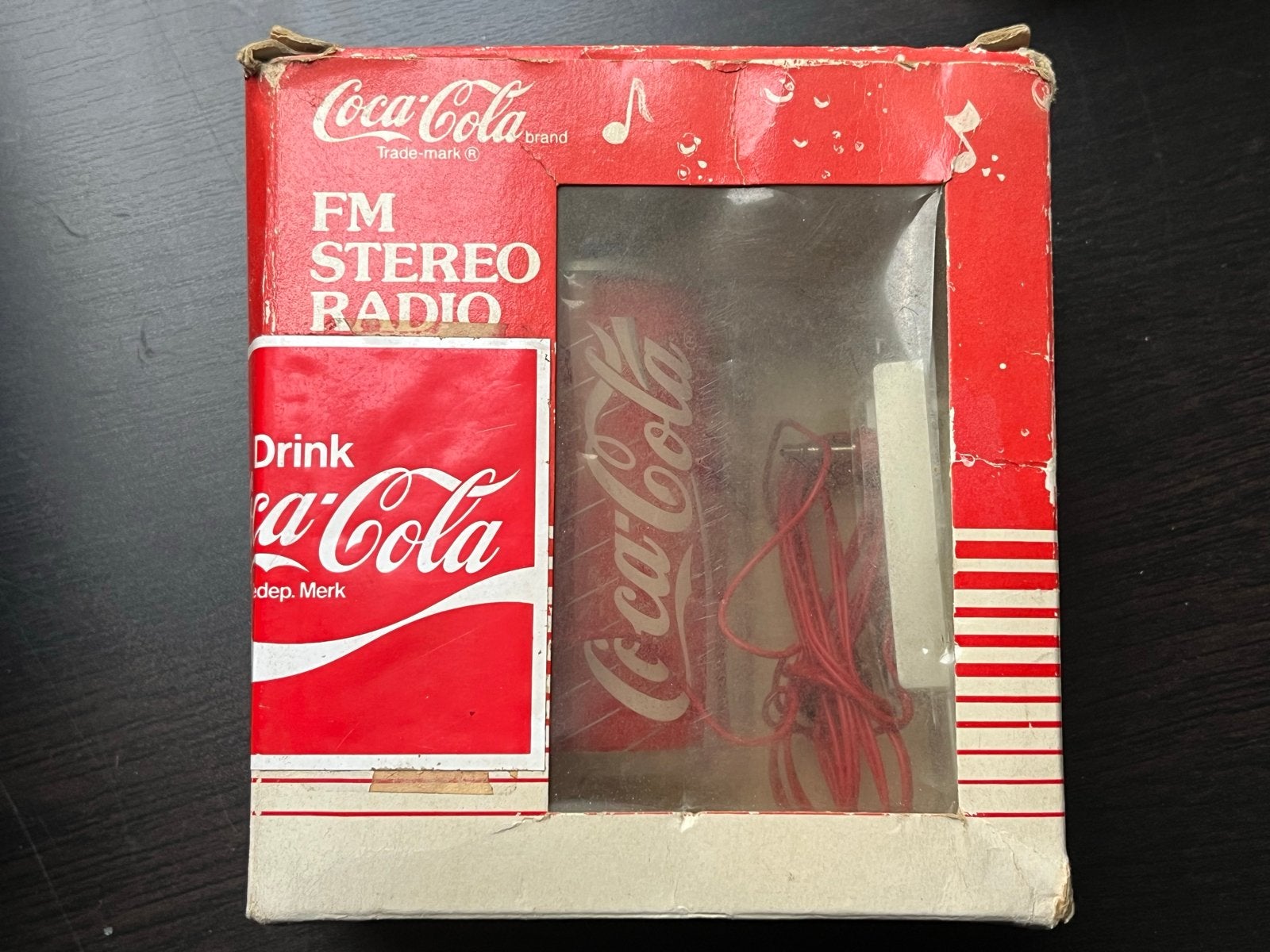 Coca-Cola FM Stereo Radio Jaren '80 - Nieuw in Doos, Ophalen of Verzenden, Nieuw, Radio