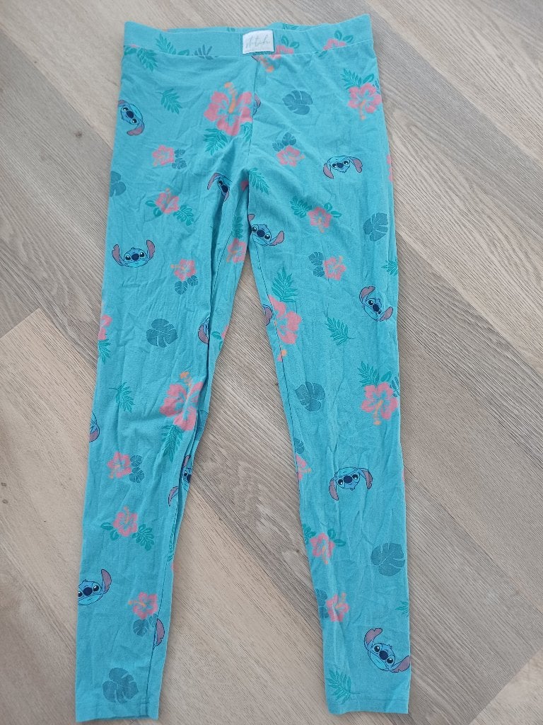 Legging / pyjamabroek, Stitch Disney, maat M, 1x gedragen., Kleding | Dames, Maat 38/40 (M), Blauw, Ophalen of Verzenden, Zo goed als nieuw