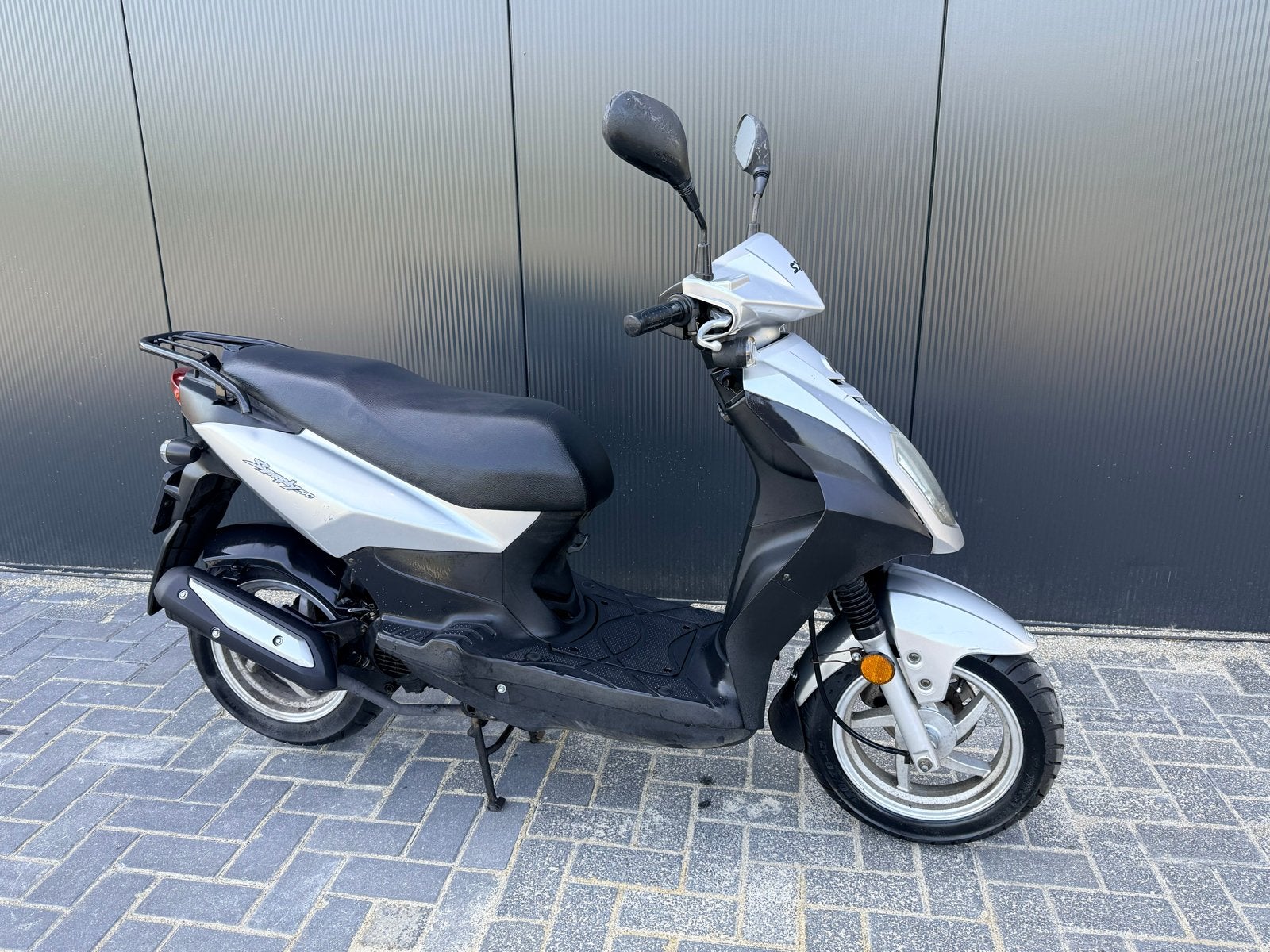 SYM Scooter - grijs - 2012, Ophalen, Gebruikt, Overige modellen, Maximaal 45 km/u